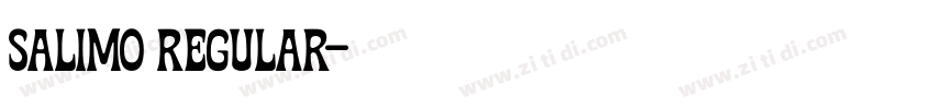 Salimo Regular字体转换 Salimo Regular字体转换